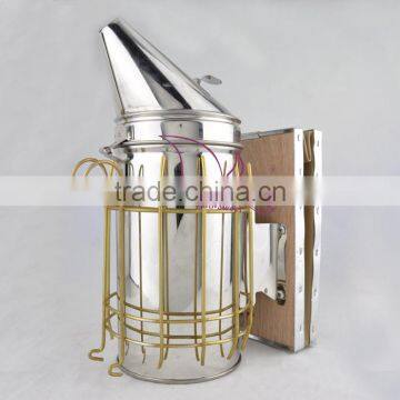 honey Beekeeping Equipment stainless steel leatheroid Bee Smoker for beekeeper