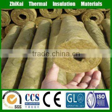 Acoustic soundproof Rock wool pipe or blanket for Steam pipe insulation