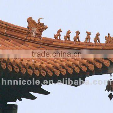 Chinese roof glazed tile ceramic for pagoda temple house