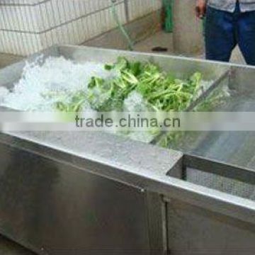 Vegetable cleaning machine for food processing