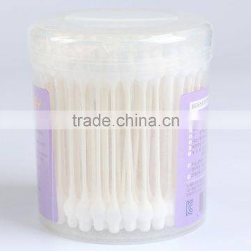 Embossing Unpasteurized Safety Baby Care Cotton Ear Swab Sticks photo-2