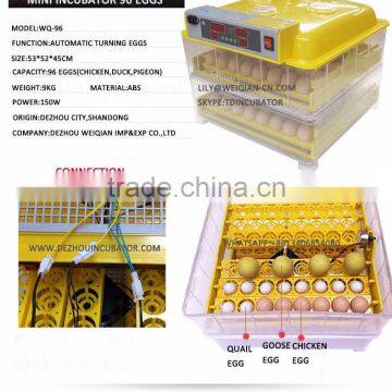 WQ96 poultry egg incubator 100 egg incubator chicken egg incubator price