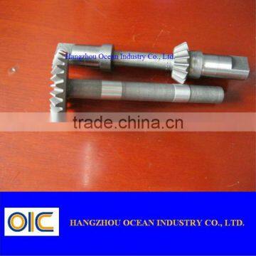 gear shaft with spiral for speed reducer