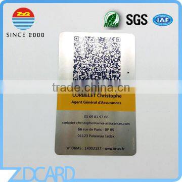 Customized Silk-screen Printing Stainless Steel Business Card photo-3