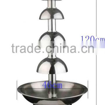 original design full stainless steel large 6 tiers Commercial Chocolate Fountain