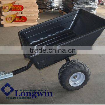 Landscape yard hauler tow trailer, trailer for lawn mower