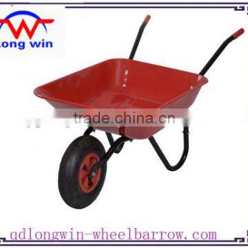 Green Tray 4-cu-ft. Folded steel Wheelbarrow wb4024