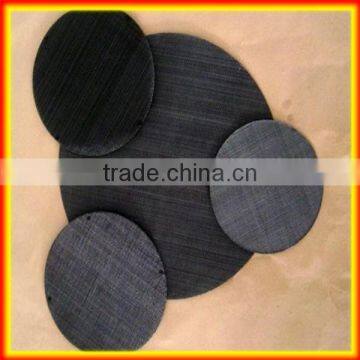 2014 hot sale mesh filter for smoking pipe/plain weaving black wire cloth