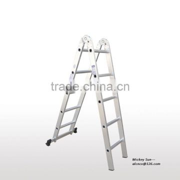 Hot sale aluminum herringbone ladder Aluminum alloy folding ladder