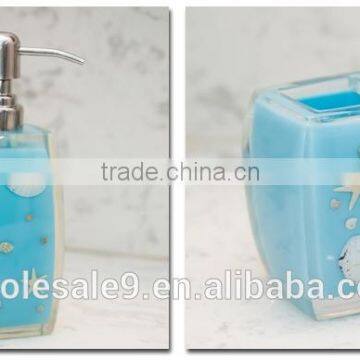 2015 Ocean Series Shell Design Resin Bathroom Accessories Set , Bathroom Accessory Set photo-4
