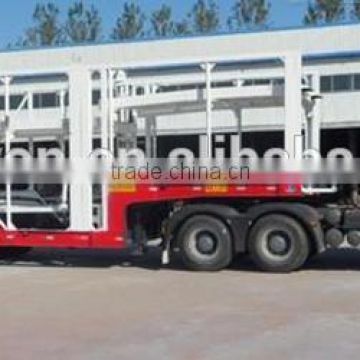 tri axle car carrier trailer/ towing trailer for export