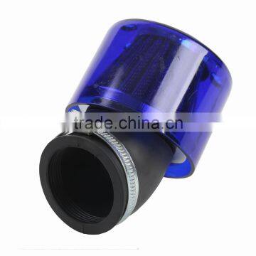 NEW Plastic Air Cleaner Intake Filter With Blue/Red Cover For All 48mm Motorcycle