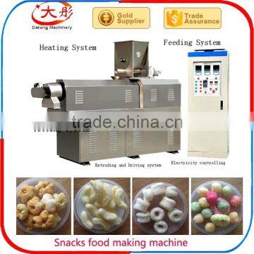 Full-automatic corn puff snack food extruder making machine