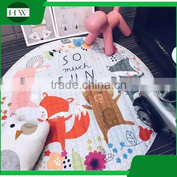 Promotional Gift Portable Baby Kids Children Cotton Gym Play Mat Soft Cotton Toys Storage Bag photo-5