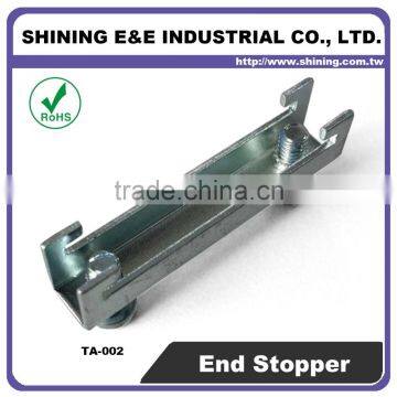 TA-002 For Fuse Holder Steel Double Dead Rail Stopper End Clamp photo-4