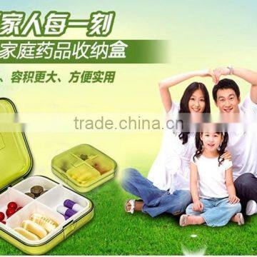 Promotion 4 Days Cross Pill Box/PP Plastic Pill Box/Medical Capsule Holder photo-6