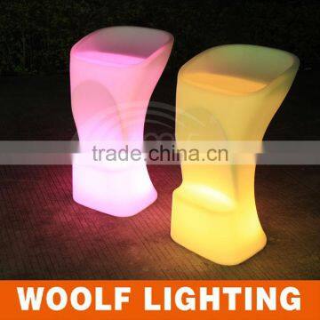 2015 Hot Led Furniture 16 Colors RGB Changing Led Ktv Bar Stool for Sale photo-2