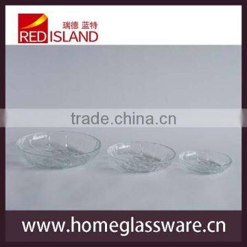 8 Inch Fresh Fruit Salad Glass Plate photo-4