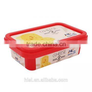 Small Airtight Butter Container With Foil, Square Plastic Containers With Lid photo-2