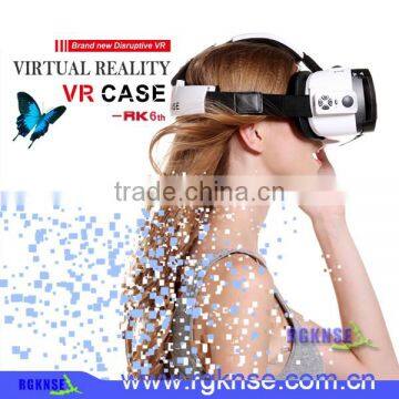 2016 Professional Design Virtual Reality 3D Glasses Delicate VR CASE 6th Headset With Remote Control photo-4
