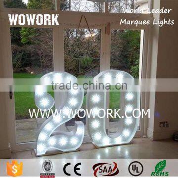 Light up Letters Stage Light Metal Letter Circuit Light photo-6