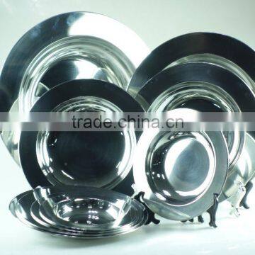 Round Plate Stainless Steel Buffet Trays With Multi Size photo-6