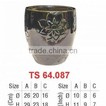 Vietnam glazed indoor ceramic pots