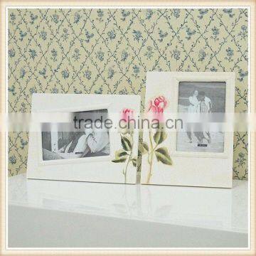 Creative Wooden Photo Frame For Home Decor With Flower photo-3