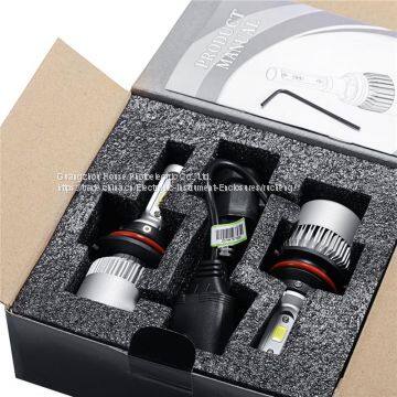 S2 9004 9007 Cob LED Headlight Bulbs 72W 8000LM LED Car Headlamp Hi-Lo Beam Automobile Light Conversion Kit 6500K 12V photo-4