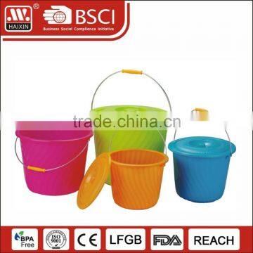 China Factory Haixing Plastic Ice Bucket With Lid and all kinds of gallen