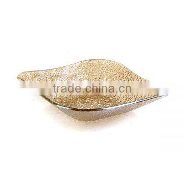 Antique Colored Mini Nappy Charger Glass Plates for Garden Party photo-4