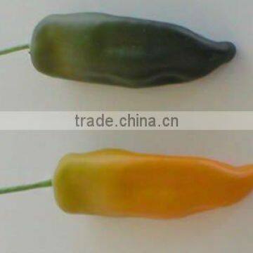 REALISTIC LOOKING & FEELING green yellow pepper Artificial fruits and vegetables