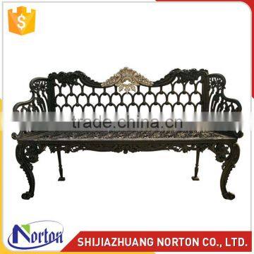 Costomize outdoor iron bench for garden decoration NTIRH-003LI