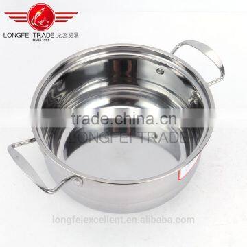High Quality 4pcs Stainless Steel Color European-style Soup Pot Set photo-5