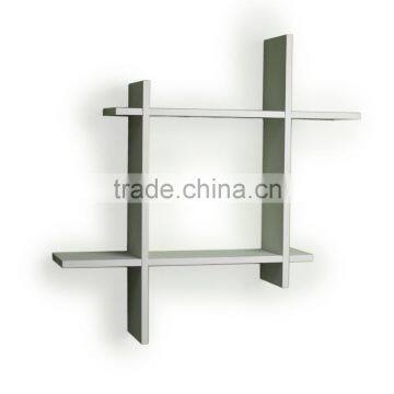 Asymmetric Laminate Square Floating Wall Shelf Lovely DIY Home Decorative Floating Wall Shelf Wholesale photo-5