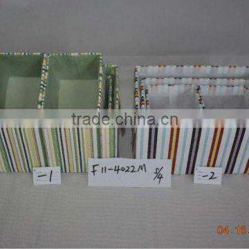decorative folding paper storage boxes