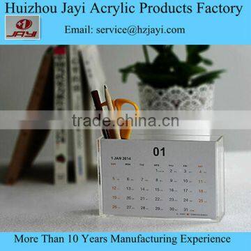 Factory Supply Custom Desk Calendar Stand/Calendar Pen Holder photo-4