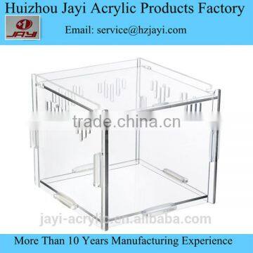Wholesale Customize Clear Plastic Plexiglass Pet House Crab Tank Turtle Breeding Cage Reptiles Tank photo-3