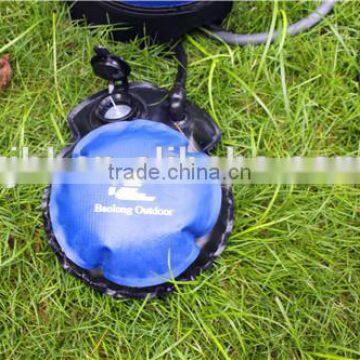 Convenient Foot Regulated Noon-gravity PVC Pressure Shower, New Arrival