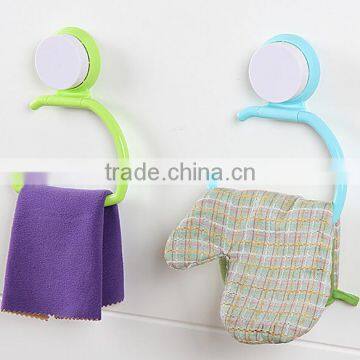 Bathroom Suction Cup Towel Holder Paper Roll Holder /plastic Towel Hook With Suckers photo-2