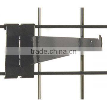 Gridwall 12'' Shelf Bracket-black