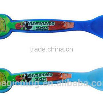 Food Grade Color Changing Spoon for Baby Use photo-3