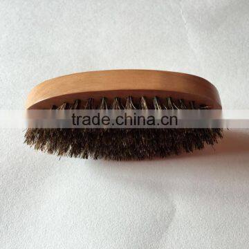 The Wild Boar Bristle Brush Elliptic Beard for Men Were in Stock Can be Carved Logo photo-2