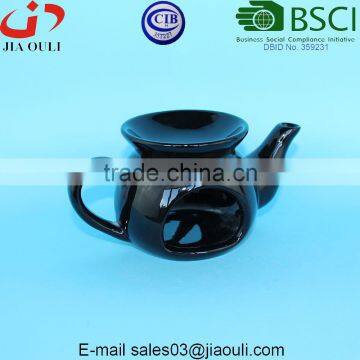 Popular Sales Teapot Shape Tea Light Oil Warmers Ceramic Oil Burner photo-5