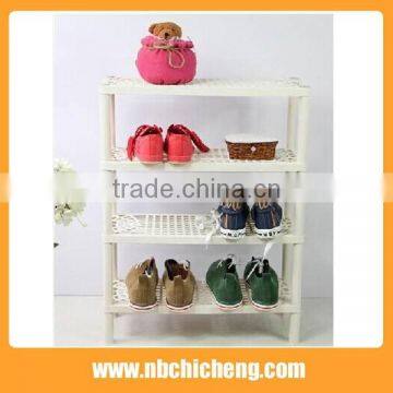 4 Layers Plastic Waterproof Shoe Rack photo-3