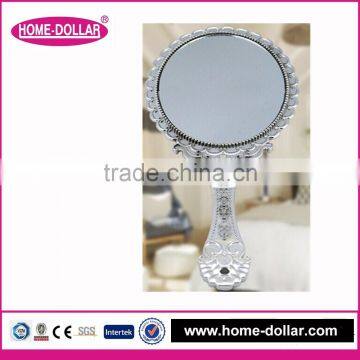 Makeup oval magnifying mirror/office makeup mirror/single-sided mirror/hand hold fancy morrir/Desktop Makeup Mirror