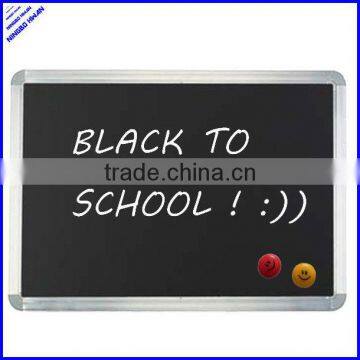 2014 high quality magnetic school black board with aluminium frame