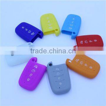 Silicone rubber key shell, key cover for hyundai MISTRA 4 buttons