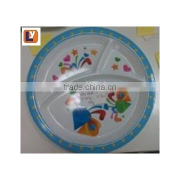 Melamine kids dinner plate