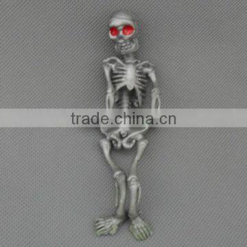 TPR plastic stretch human skeleton skull shape toys